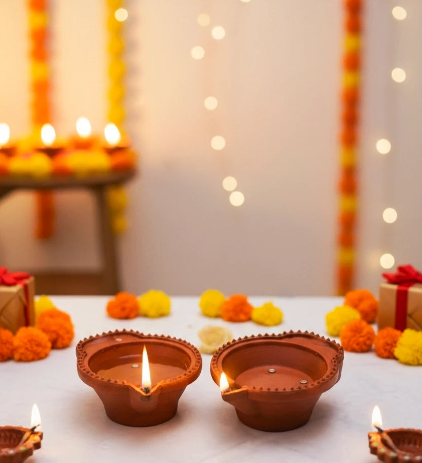 Water Sensor LED Diya 🪔 - No Fire, No Smoke, No Oil (Pack of 12)