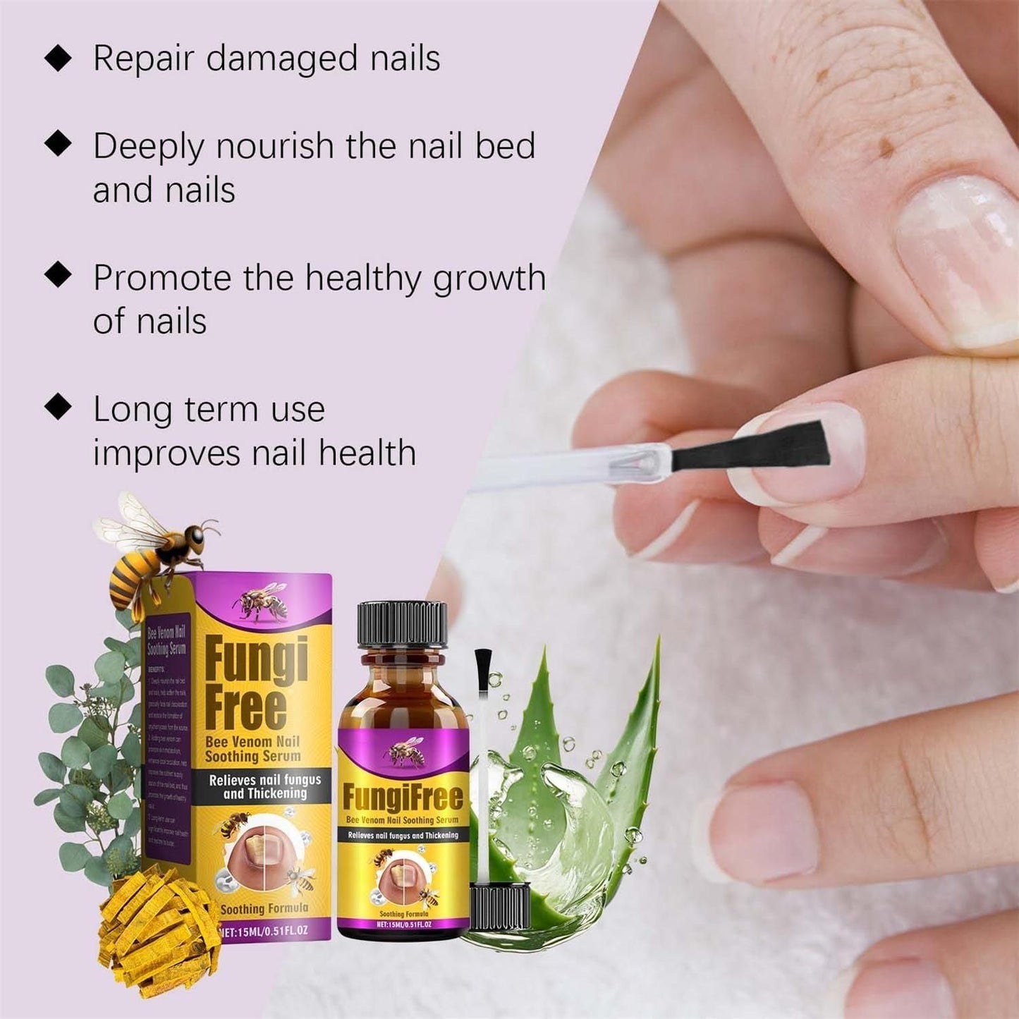 Bee Venom Nail Treatment Serum | š„BUY 1 GET 1 FREEš„