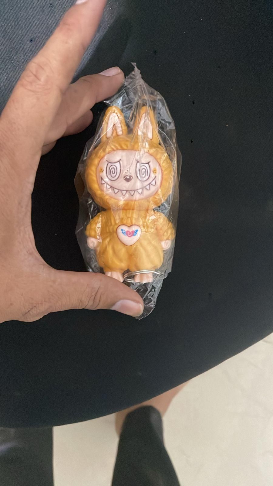 Labubu Keychain Box, PVC Material Doll Suitable for Boys and Girls