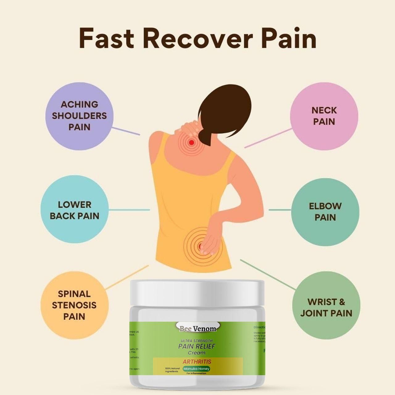 Bee Venom Ultra Strength Pain Relief Cream |š„ BUY 1 GET 1 FREEš„