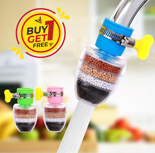 Carbon-Clean™ -  Activated Charcoal Water Faucet Filter 💧✨ (Buy 1 Get 1 Free🔥🔥)